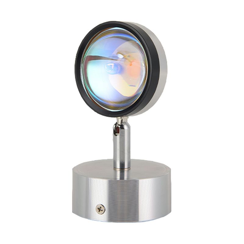 Moderner Stil Geometrischer Wandmontaglampe Metall Multi Lichter Leuchten in Silber in Silber