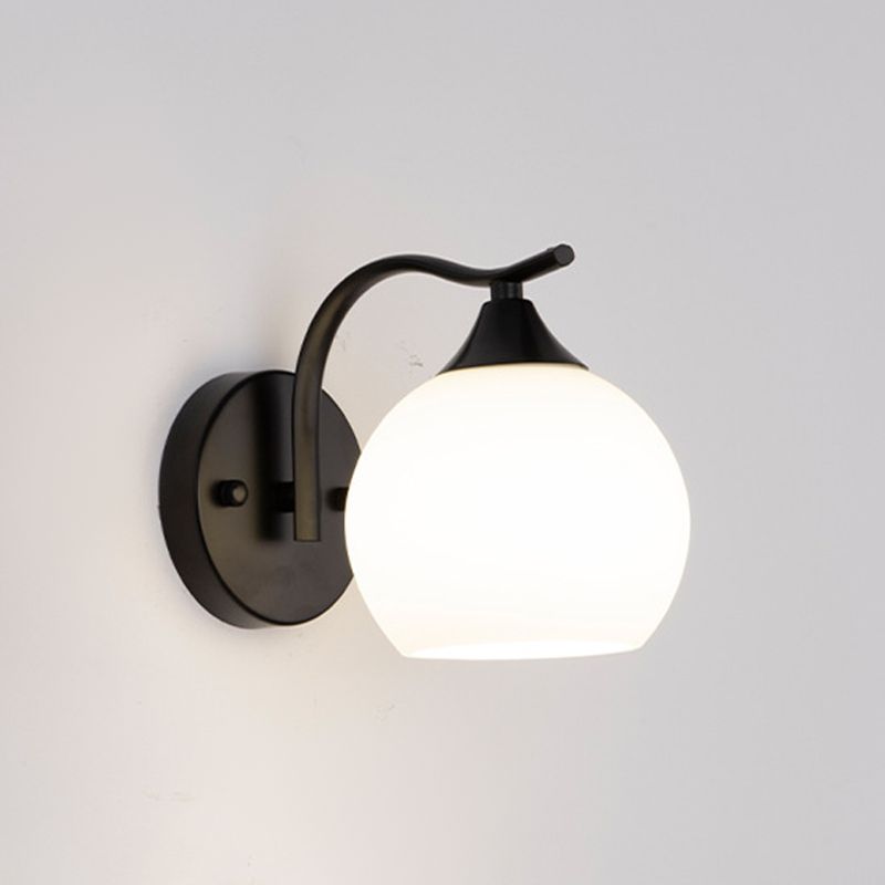 Hedendaagse stijl Orb wand gemonteerd licht glas 1 lichte wand gemonteerd lamp