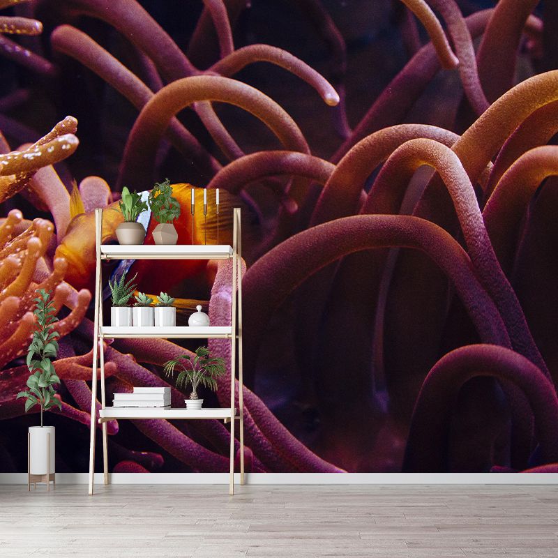 Tropical Beach Seabed Wallpaper Mural Mildew Resistant for Decoration