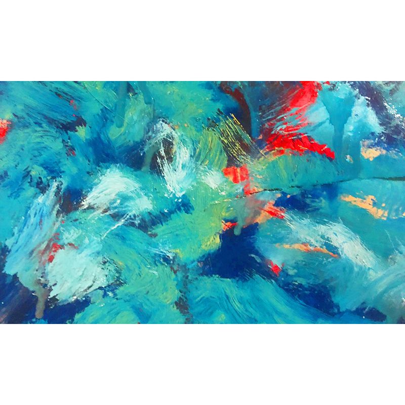 Abstract Wall Covering for Living Room Water Resistant Mural Wallpaper