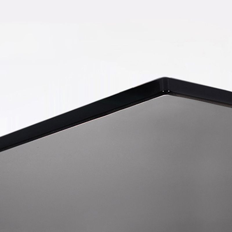 Contemporary Wood and Tempered Glass Wardrobe Freestanding Wardrobe Armoire without Light