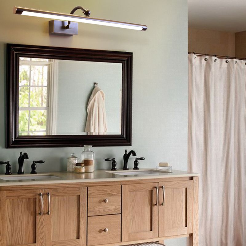 Lámparas de pared LED geométricas de estilo moderno metal 1 luces de montura de pared de espejo de 1 luces