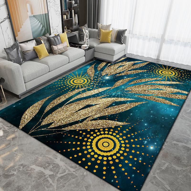 Modern geometrisch patroongebied Rug polyester gebied tapijt niet-slip achterste ruggengrens vloerkleed voor woningdecoratie