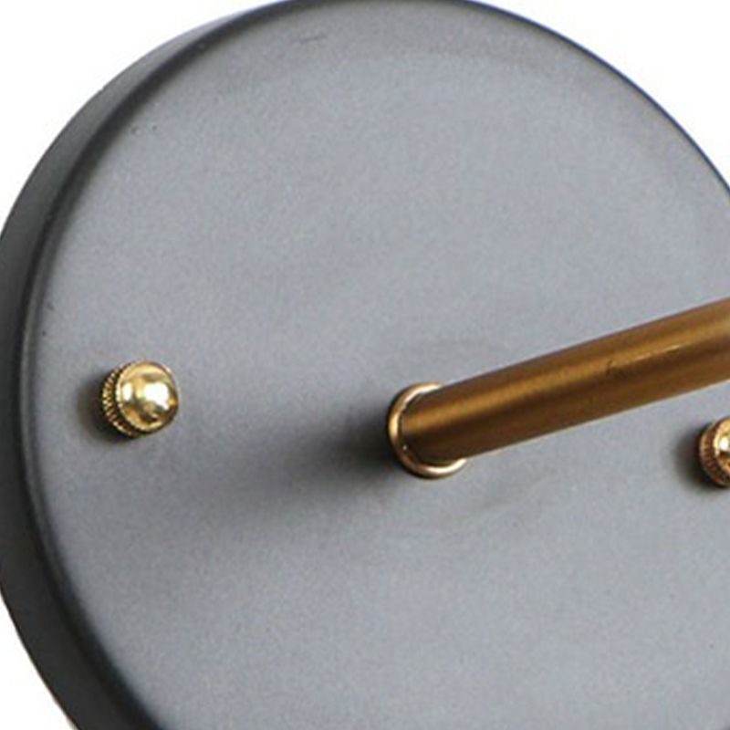 Cone Wall Lighting Industrial Metal 1 Light Rustic Wall Sconces in Black