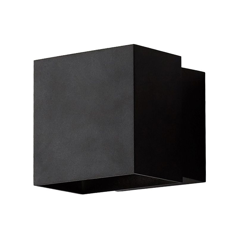 Cuboid op en neer LED Wall SCONCE Hedendaags metalen zwart/grijs/witte buitenwandbevestiging Licht met verstelbare hoek