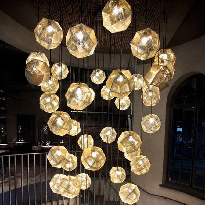 Moderner Stil Geometrischer Haushaltsdecke Licht für Speisesaal Café Shop