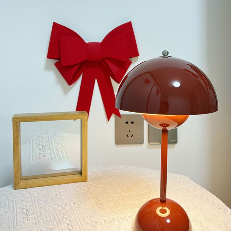 Macaron Flower Bud Shaped Night Lamp Touch Dimming Bedside LED Table Light
