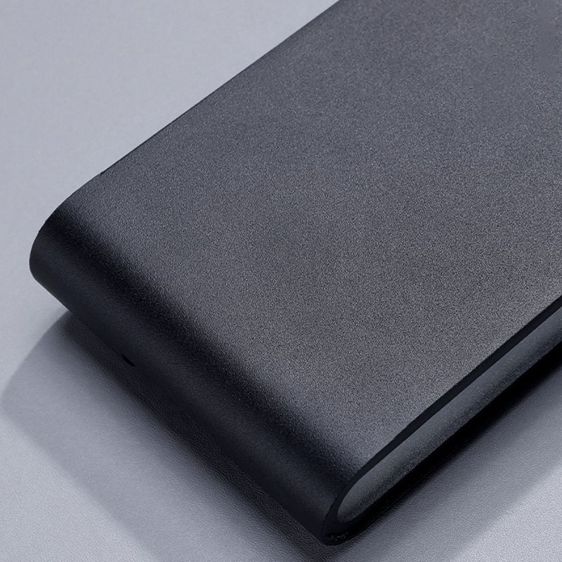 Contemporary LED Wall Mount Fixture in Dark Black / White Rectangle Wall Sconce