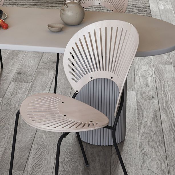 Stone Top Dining Table Modern Double Pedestal Dining Table for Kitchen