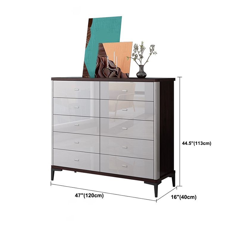 15.6-inch W Contemporary Dresser Manufactured Wood Storage Chest