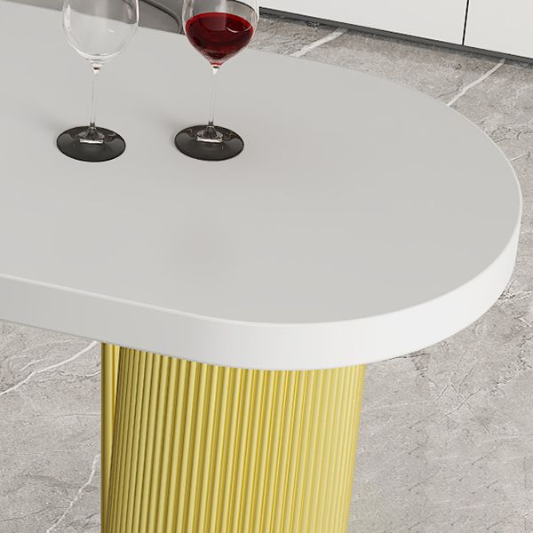 Contemporary Free Form Bar Stool Table Pine Wood Top Bar Table with Storage