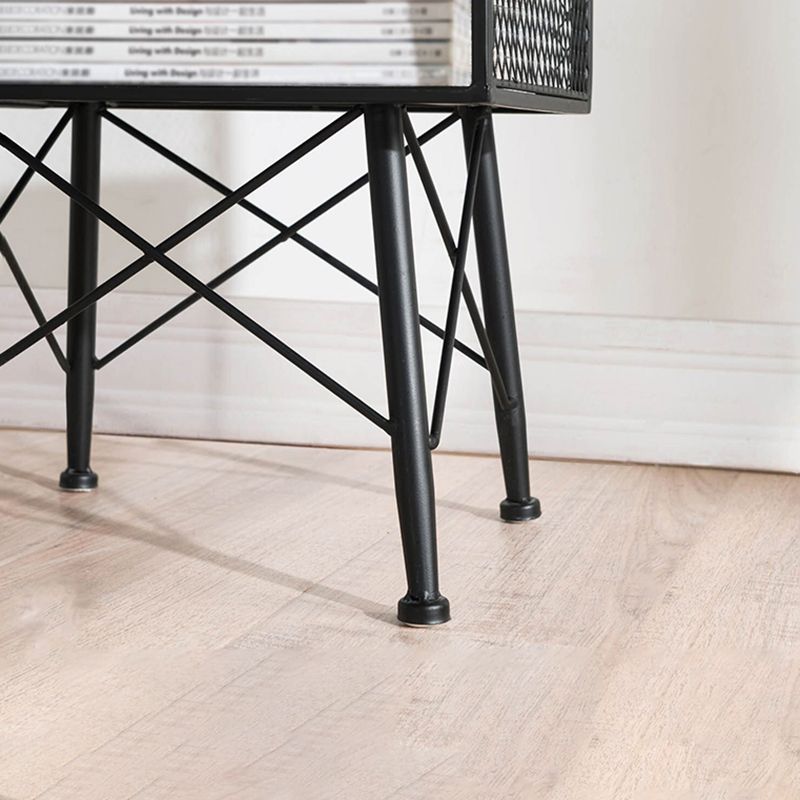 Metal Closed Back Bookshelf Standard Shelves Included Bookcase