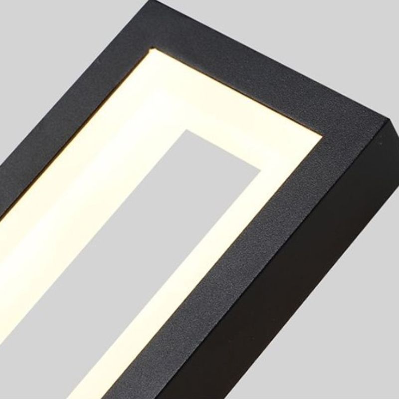 Simple Geometric Wall Lamps Metal Wall Light Fixture for Living Room