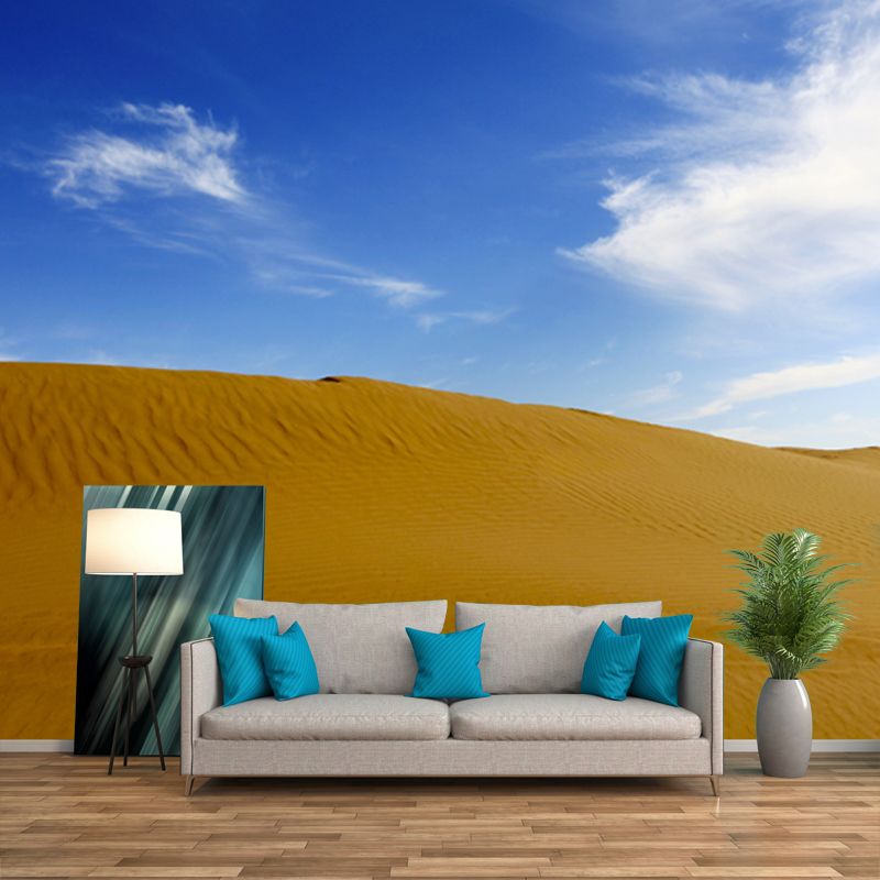 Waterproofing Sand Mountain Mural Wallpaper Non-Woven Modern Wall Covering for Home