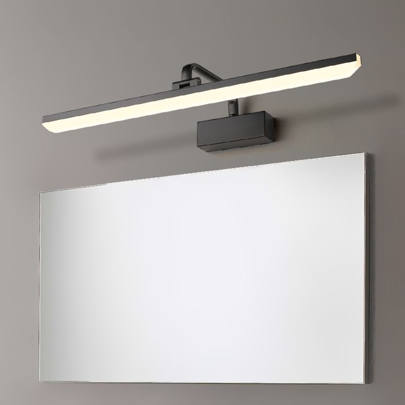 Metal Wall Mounted Light Fixture LED Vanity Wall Sconce with Curved Arm