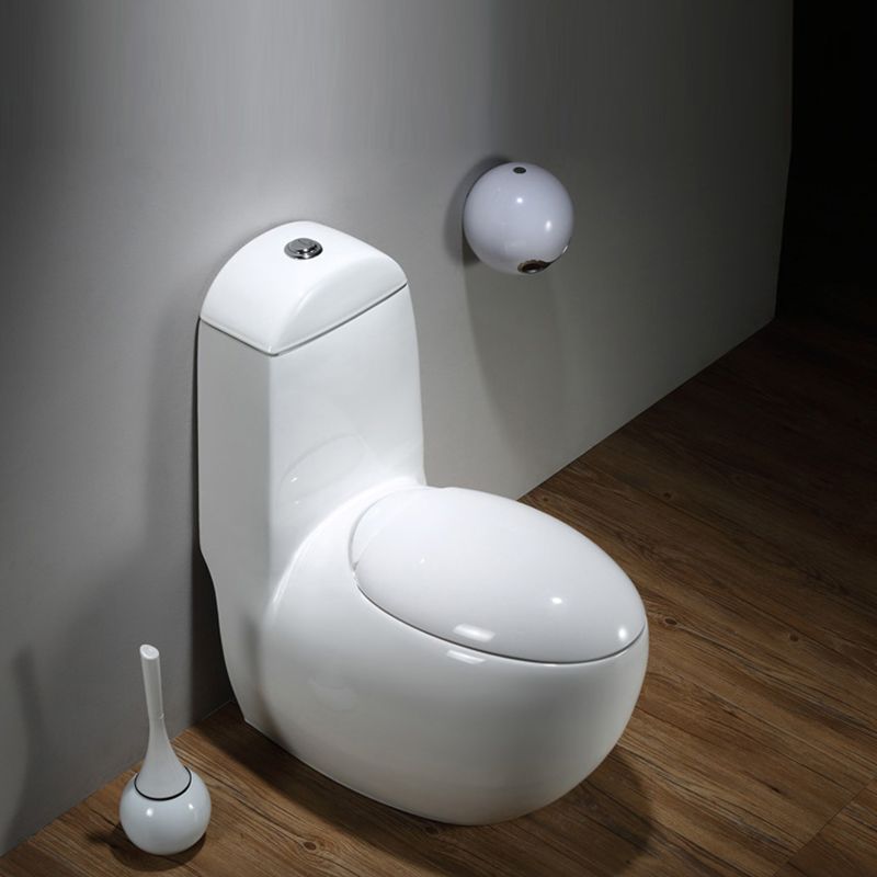 Modern Floor Mount Flush Toilet Ceramic Siphon Jet Urine Toilet for Bathroom