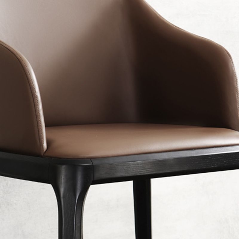 Traditional Chair Wood Solid Back Dining Room Chair for Home