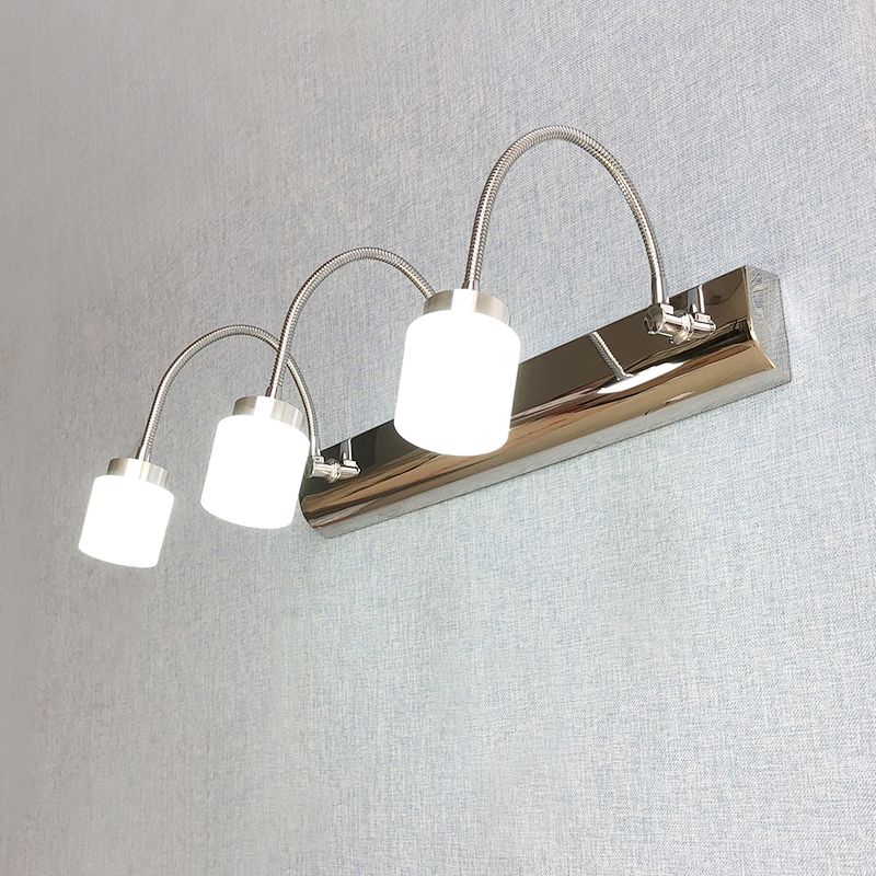 Modern Style Geometric Vanity Wall Lights Metal Multi Lights Vanity Mirror Lights