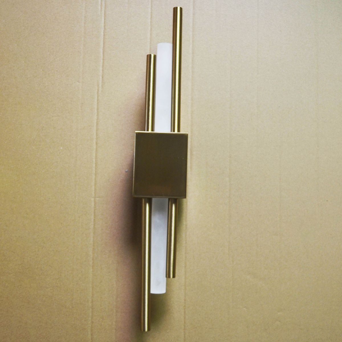 19.5" H Post-modern Style Wall Mount Lamp Minimalism Metal Lines Design Sconce Lights for Hallway Aisle