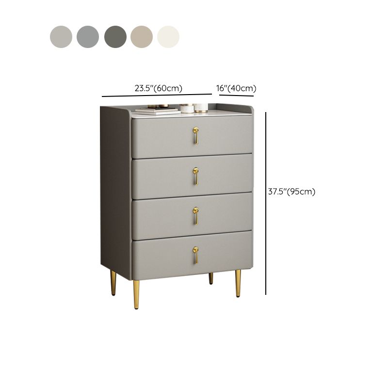 Classic Glam Storage Chest Stone Dresser with 5/4/3 Drawers , 15.6 Inch Width