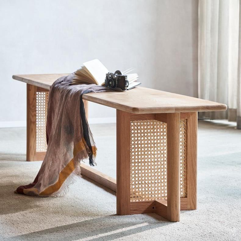 Modern Dining Set 1/2/4 Pcs Natural Solid Wood Dining Table and Chairs