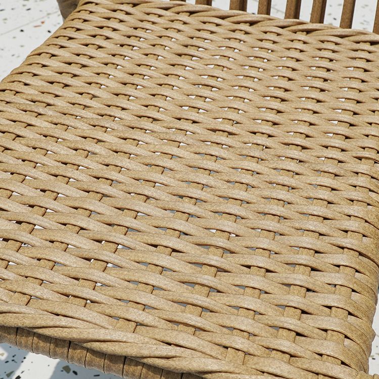 Boho Style Dining Set Stone Top 1/5/7 Pieces Dining Set with Metal Base