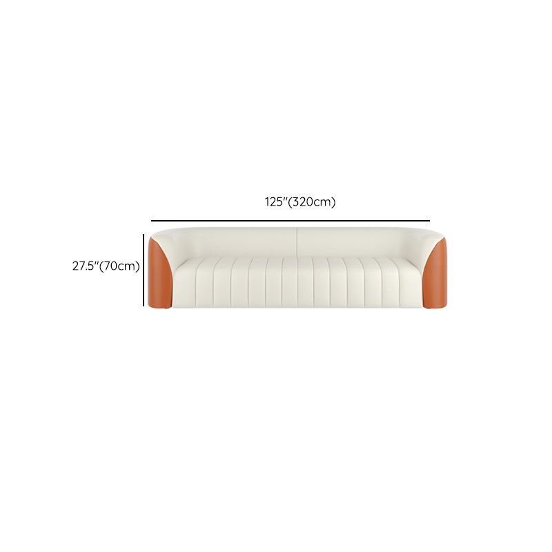 White Durable Sectional Sofas Solid Wood Sofa for Living Room