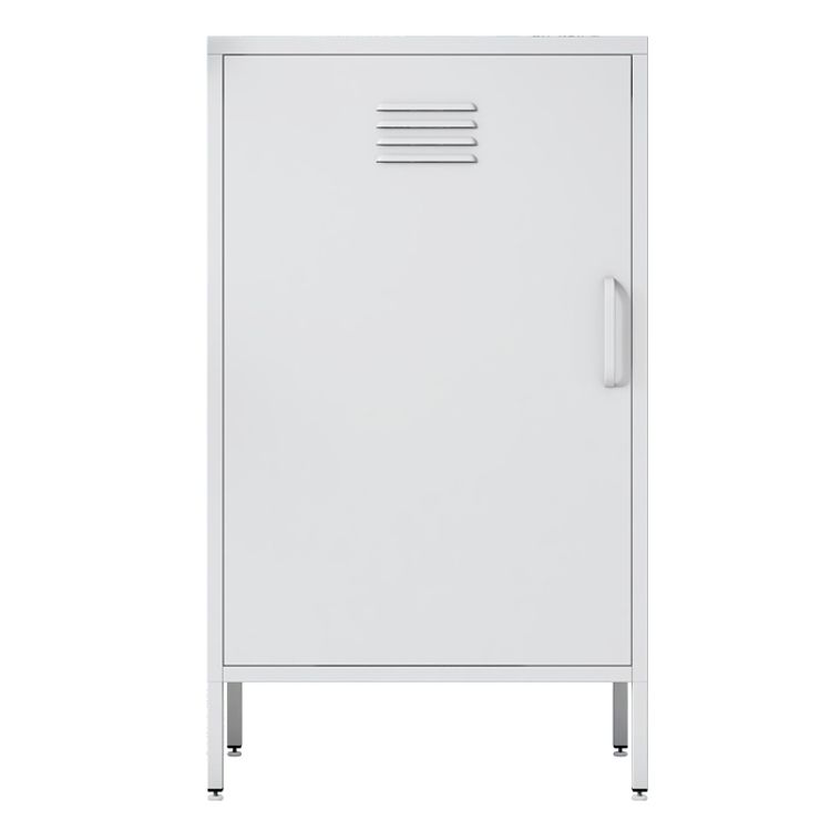 Steel Dining Room Sideboard Cabinet Modern Server Cabinet with Storage