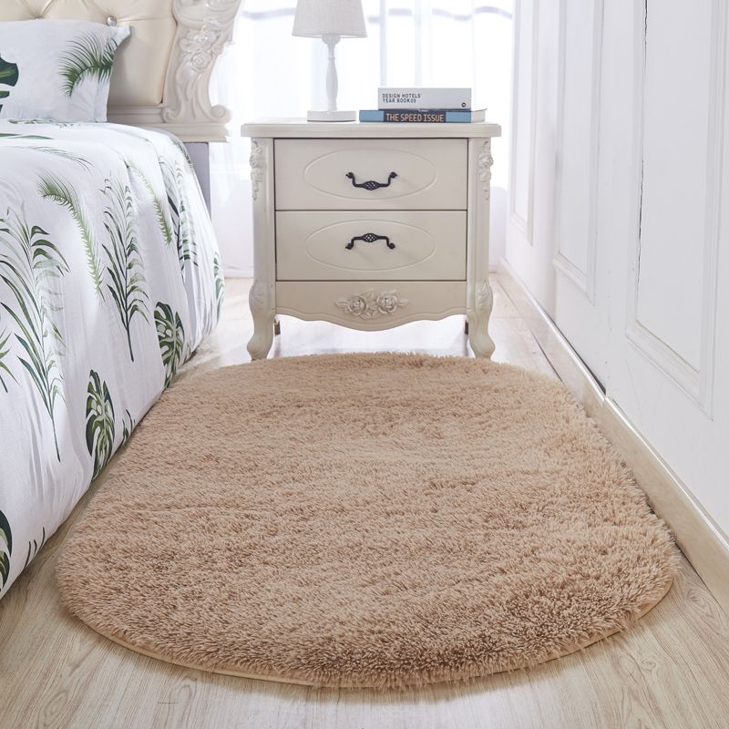 Tendy Shag Area Tapis Simplicity Plain Intérieur tapis intérieur Polyester Anti-Slip Backing Tapis pour décoration intérieure