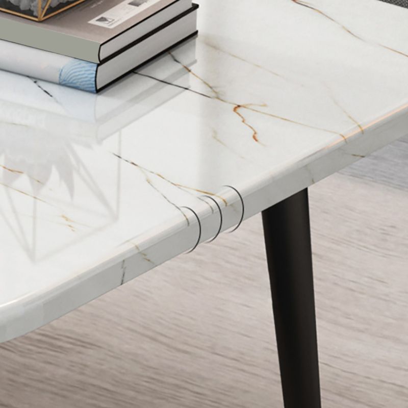 Four Legs Coffee Table Modern Minimalist Coffee Table for Living Room