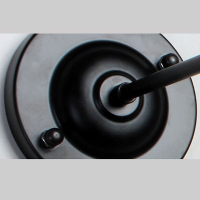 Loft Style Schattierte Wandleuchte Leuchten Glas Wandleuchte in Schwarz für das Restaurant