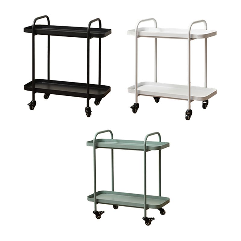 Tray Top Double Tier End Table Rectangular End Slide Table with Storage