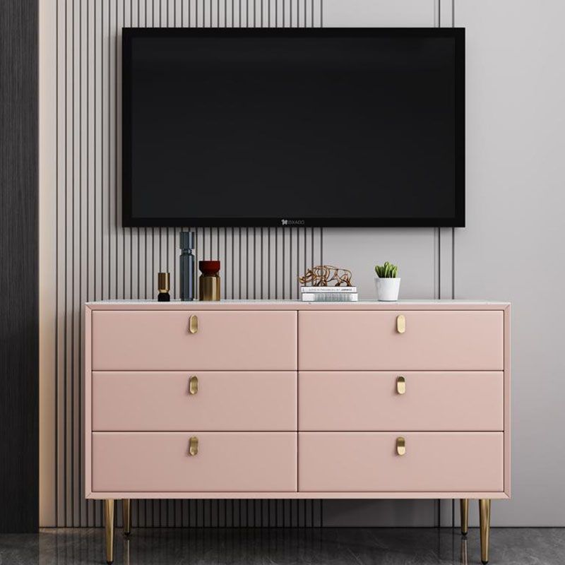 Classic Glam Storage Chest Stone Dresser with 5/6/7/9 Drawers