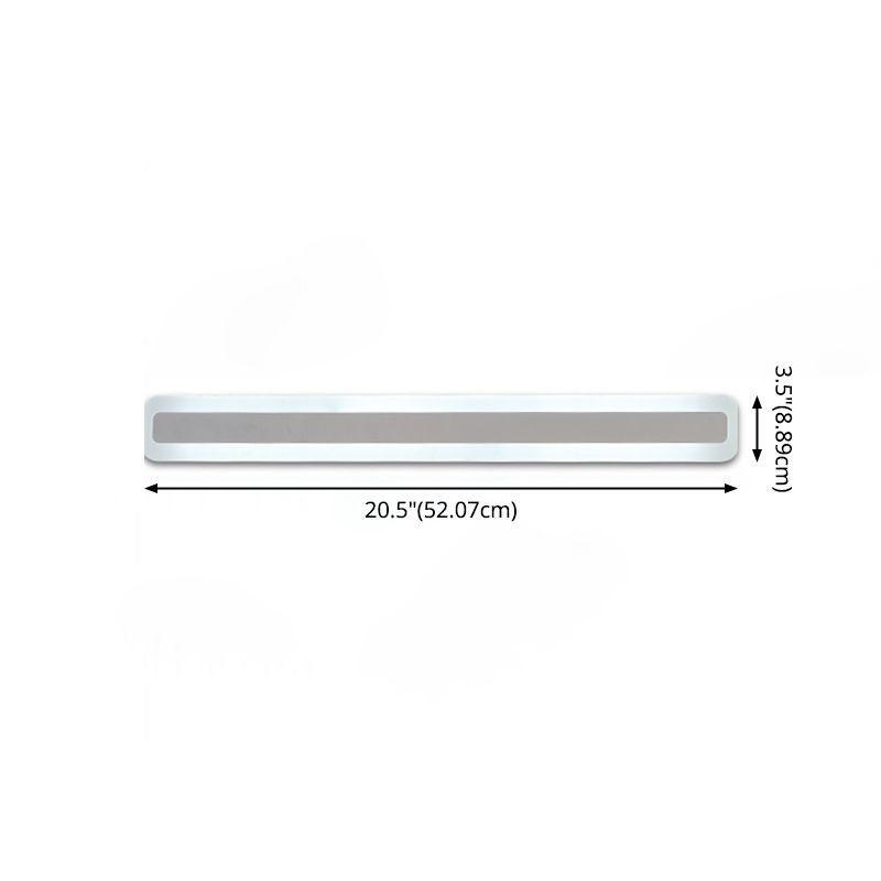 Metal linear Shade Wall Lights Modern 1 Head Wall Mount Fixture in White