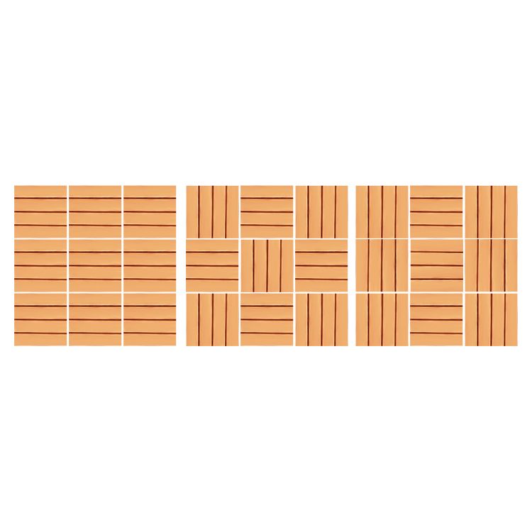Composite Decking Tiles Interlocking Water Resistant Floor Tiles