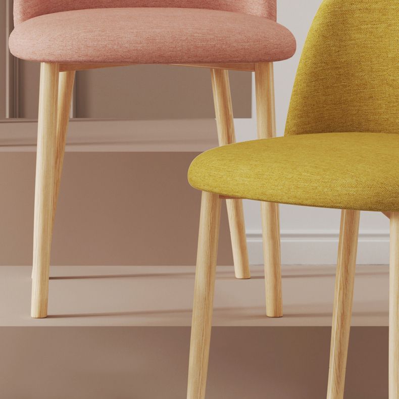 Chaise d'appoint contemporaine pour la maison, chaise de salle à manger en métal à dossier Parsons pour un usage domestique