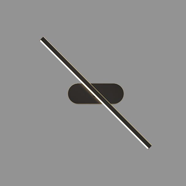 Teste singole fullponi a parete a filo in lampada a sconde moderna nera/in ottone