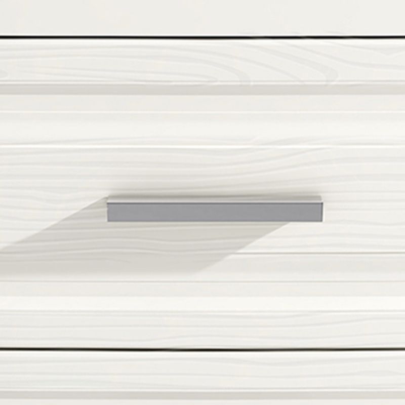 Contemporary Plastic Non-Hanging Armoire 1-Shelf Home Storage Cabinet