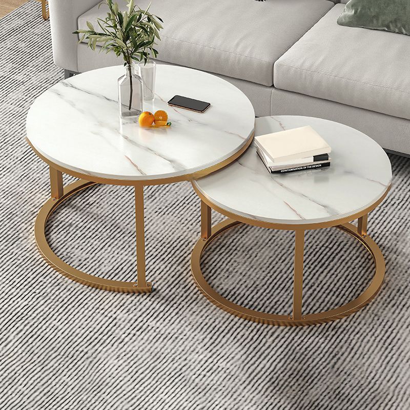 Slate Nesting Coffee Table Set No Distressing Round Coffee Table Set