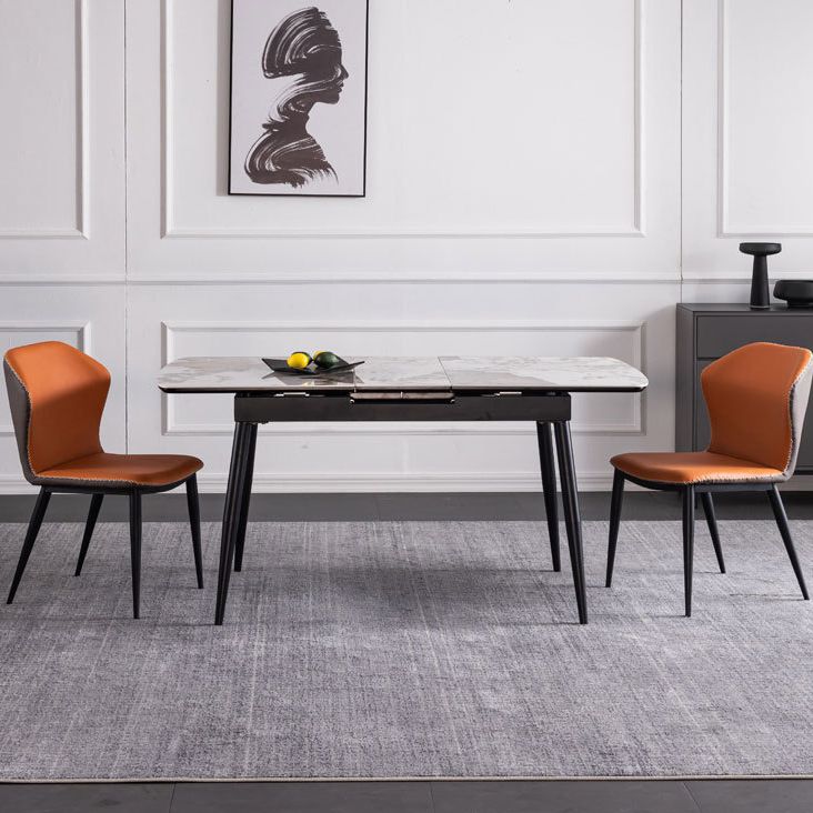 Stone Rectangle Dining Table with Leaf Furniture for Restaurant