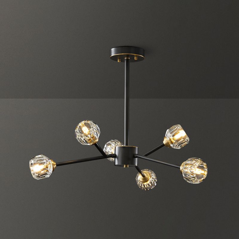 Luces de techo colgantes de rociado de estilo de lujo posmodernos