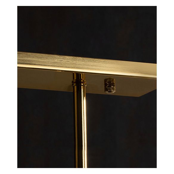 Modern Luxurious Island Pendant Lighting 7 Light Water Column Optical Crystal Island Ceiling Light for Living Room