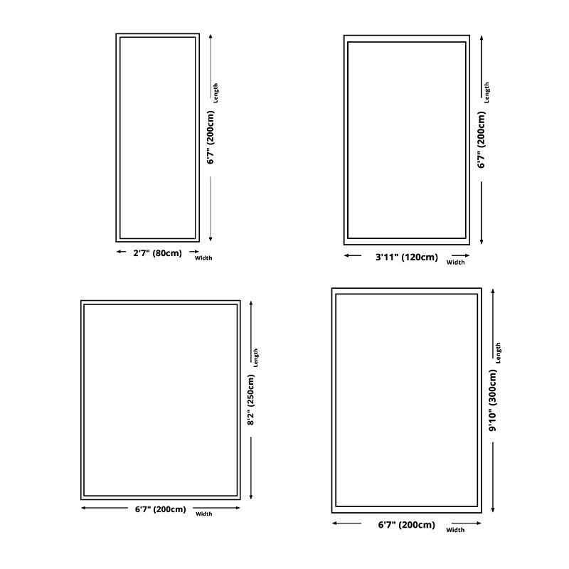 Blauw modern tapijten polyester bladeren indoor tapijt niet-slip achterste tapijt voor woonkamer