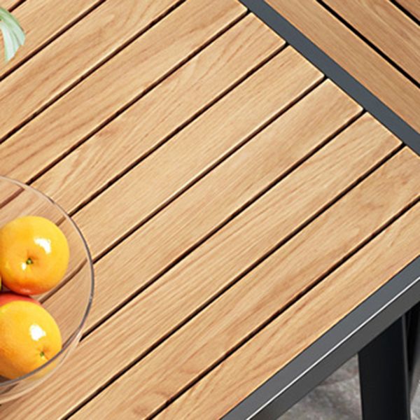 Industrial Dining Table Reclaimed Wood 4 Legs Dining Table without Chair