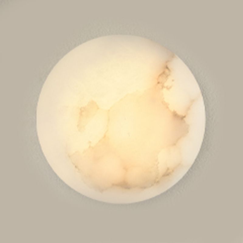 Modern Stone Sconce Light Fixture 1-Light Wall Light Sconce for Bedroom