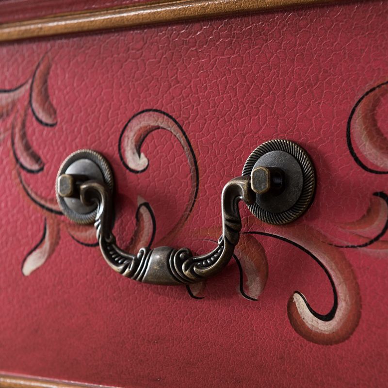 Traditional Style Lingerie Chest Vertical Storage Chest with 3 / 4 Drawers