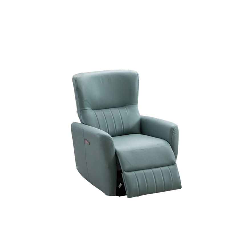 31.1-In Wide Swivel Reclining Chair Manual/Power Faux Leather Recliners