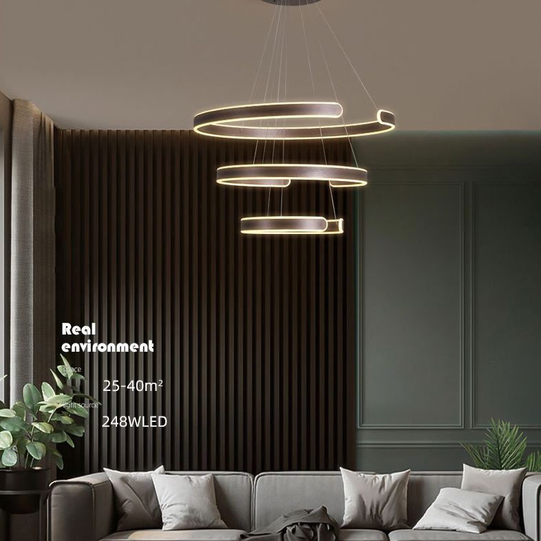 CAFFEA CAFFERTA CHILED COMPRESSO TERED SEMPLICITÀ LED ACRILICA LED APPENDENTE LUCE