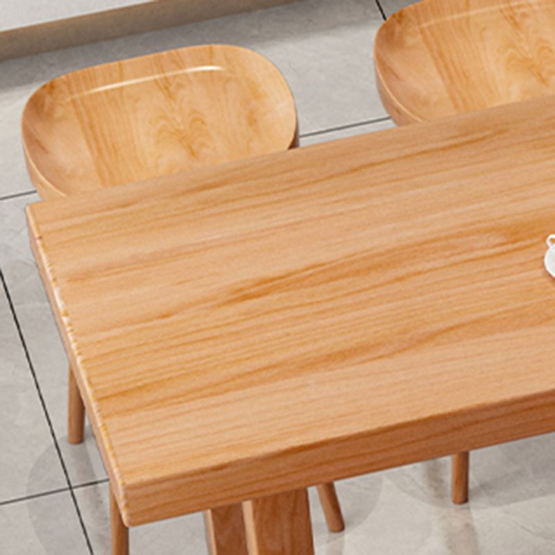 Modern Brown Bar Table Set 1/6/11 Pieces Solid Wood Bar Set for Indoor