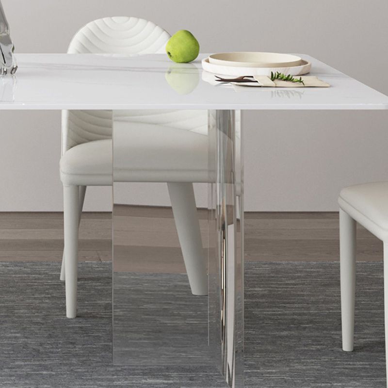 Modern Sintered Stone Dining Table Set 1/2/3/5/6 Pieces Dining Set for Home Use